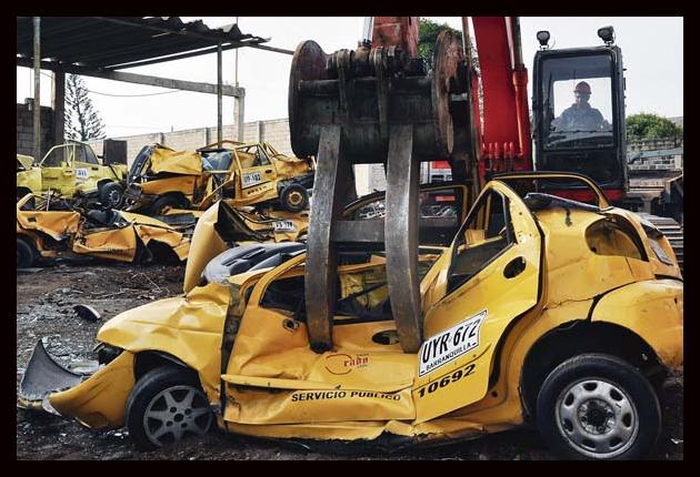 Instalaciones industriales de desintegración vehicular